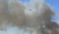 Biga’da tarım arazisi yangını ulaşımı kilitledi
