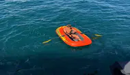 Mudanya açıklarında sürüklenen genç son anda kurtarıldı