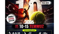 Muğla kortlarında 15 Temmuz için raketler sallanacak