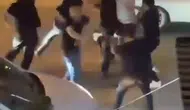 Silopi İpekyolu Caddesi’nde alacak kavgası kameraya yansıdı