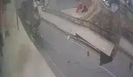 Rize’de yurt inşaatı yüzünden yol çöktü binalar boşaltıldı