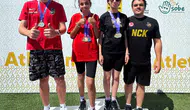 Osmaniyeli özel sporcular Konya’da kürsüden inmedi