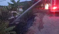 Bilecik'te okul bahçesinde çıkan yangın mahalleliyi sokağa döktü