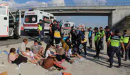 Aksaray yolunda otobüs faciası 40 kişi yaralandı