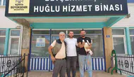Huğlu sakinleri yaralı leyleği kurtarmak için seferber oldu