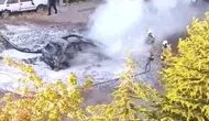 Ankara'da eski sevgili dehşeti dükkanı ve aracı ateşe verdi