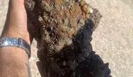 Çanakkale Kepez plajında denize girenleri korkutan mühimmat