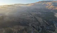 Çanakkale orman yangınının bıraktığı izler havadan görüntülendi