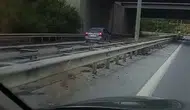 Hatay TEM Otoyolu üzerinde ters yönde ilerleyen sürücü paniğe neden oldu?