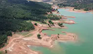 Isparta Atabey Göleti’nde toprak çöktü