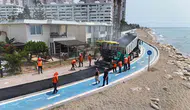 Mersinlilerin favori sahil yolu yeni görünüme kavuştu