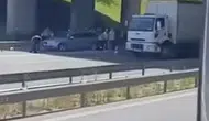 TEM Otoyolu'nda feci kaza Genç motosikletçi hayatını kaybetti
