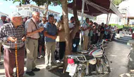 Burhaniye emekli astsubayını son yolculuğuna uğurladı