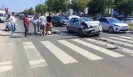 Düzce Beyciler sapağında sabah trafiğinde kaza
