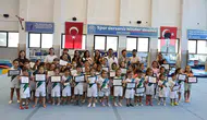 Nilüferli çocuklar yaz spor okullarında sertifikalarına kavuştu