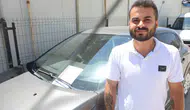 Hatay'da dürüst sürücüden örnek hareket