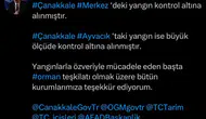 Çanakkale’de orman yangınları korkuttu