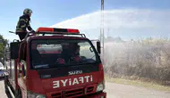 Çorum Bahçelievler'de otluk alan yangını paniğe yol açtı