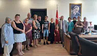 Ayvalık Kaymakamı Çimşit engelli derneğini ağırladı
