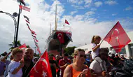 Bandırma Vapuru yeni konumuna mehter marşlarıyla taşındı