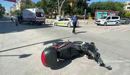 Karaman'da motosiklet kazası trafiği karıştırdı