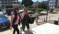 Polise direnen kadın adliye yolunda sessizliğe büründü