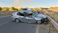 Adıyaman yolunda korkunç kaza 3 kişi hastanelik oldu