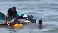 Silivri kıyılarında ölümden döndü