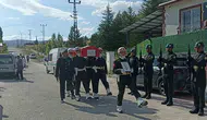 Sivas Gürün emekli astsubayını son yolculuğuna uğurladı