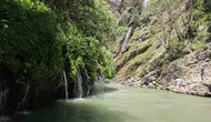 Hakkari’nin serin kaçış noktası Kaval Şelalesi dolup taşıyor
