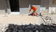 Haliliye sokaklarında ulaşım konforunu artırmak için parke seferberliği