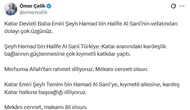 Katar'ın eski lideri Hamad bin Halife Al Sani hayatını kaybetti