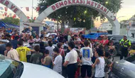 Kocaeli’de kiraz dağıtımı izdihama dönüştü