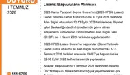 2026 KPSS başvuruları başladı takvim belli oldu