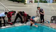 Seydikemer'de havuz faciasından dönüldü