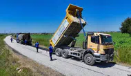 Tavas yolunda 14 kilometrelik asfalt yenileme hamlesi başladı