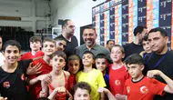 Minik güreşçiler 2036 olimpiyatları için mindere çıktı