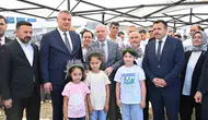 Düziçi’nde lavanta hasadı minik Uygar için yapılıyor