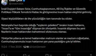 Ömer Çelikten İsrail yönetimine sert tepki