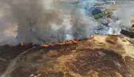 Safranbolu’da korkutan anız yangını söndürüldü