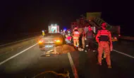 Bingöl yolunda gece vakti hayvan kazası