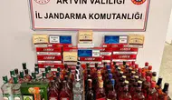Artvin’de jandarma kaçak ürün operasyonunda 18 kişiyi yakaladı