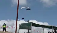Çorum'daki yamaç paraşütü kazasının görüntüleri ortaya çıktı