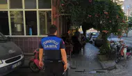 Turgutlu’da kaldırımı işgal eden kahvehanelere zabıta engeli