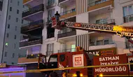 Batman’da 10 katlı binada korkutan yangın