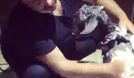Edirneli iş adamı keçisini banyoda şampuanla yıkadı