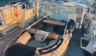 Didim açıklarında başıboş sürüklenen bot bulundu