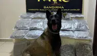Bandırma'da gübre taşıyan araca narkotik baskını
