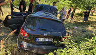 Malatya’da direksiyon hakimiyetini kaybeden sürücü şarampole uçtu