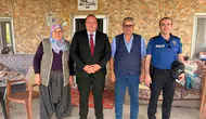 Şuhut Kaymakamı şehit babasının kapısını çaldı